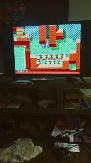 Secret XP Farm in Sonic 1 (Spring Yard Zone 3)( Genesis Mini Edition Debug Mode Toggle)