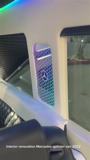 Interior renovation for Mercedes sprinter van 2022