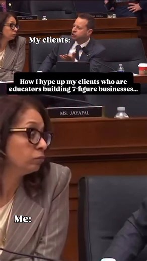 Dr. Erica Jordan-Thomas on Instagram: "This is me hyping my clients up exactly how they deserve to be hyped. Why do I go this hard for educators building seven-figure businesses? Because I’ve lived the life. I’ve been the teacher getting paid once a month, stretching coins like loaves and fishes. I’ve eaten peanut butter & jelly while swiping my own card for classroom supplies. I’ve been the first in the building, the last one to leave — and still wildly underpaid. I’ve made $33,000, sleeping on