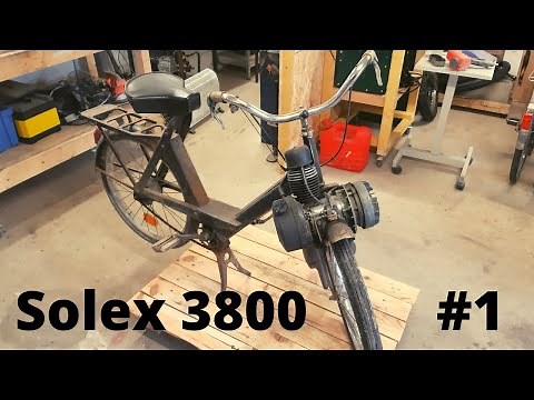 SOLEX 3800 Restoration - Disassembly and start of sandblasting!
