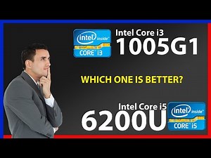 INTEL Core i3 1005G1 vs INTEL Core i5 6200U Technical Comparison
