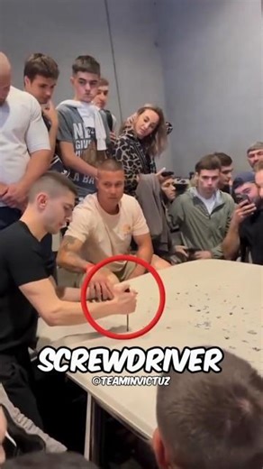 He Punched a Screwdriver Through a Car 😳