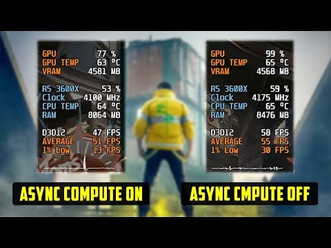 Cyberpunk 2077 - Disabling Async Compute Could Improve Performance on Some GPUs