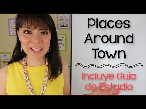 VOCABULARIO DE LUGARES DE LA CIUDAD EN INGLÉS Y ESPAÑOL - PRONUNCIACIÓN EN INGLÉS