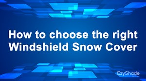 Watch Finding the right windshield snow cover for your car on Amazon Live