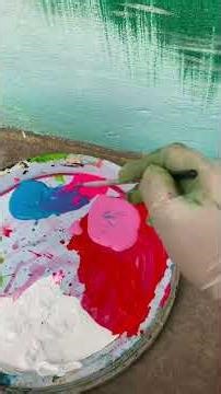 Painting a Massive Vietnamese Village Mural on a Street Wall #shorts #art #painting #muralart