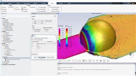 ANSYS Fluent- Scene and Animation Creation