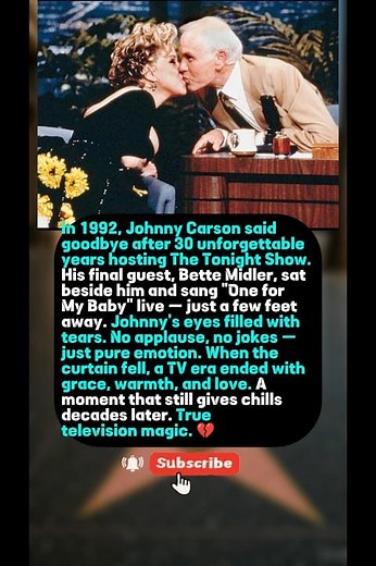 When Johnny Carson Teared Up...