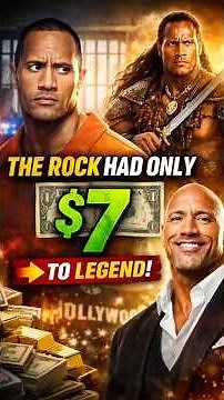 👉 The Rock Had Only $7… Now He’s a Hollywood Legend