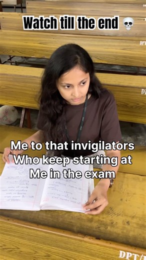 POV: Invigilator Won’t Stop Staring During Exam 💀 #shorts