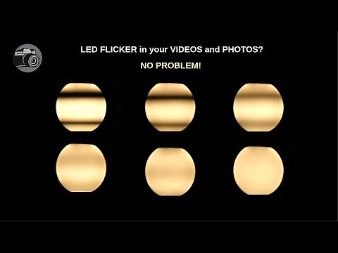 How to avoid LED flicker problems in videos and photos? --- It's easy!