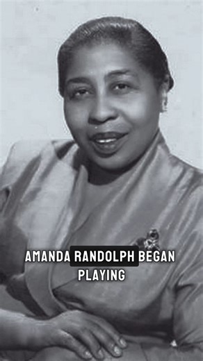 Amanda Randolph made music and acted. | Blackintimehistory