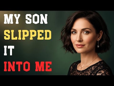 My SON slipped it inside me while I was sleeping