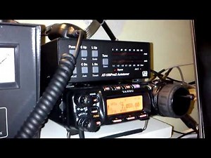 Yaesu FT857D with LDG AT100ProII Autotuner