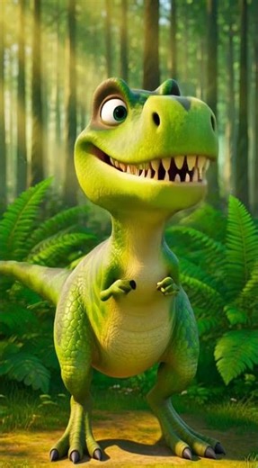 Guess the Dinosaur! Cute T-Rex Dance for Kids #shorts #kidsvideo