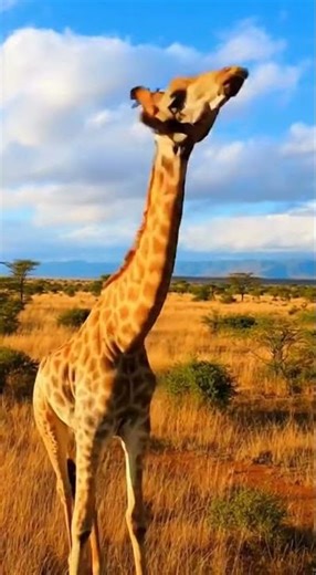 Majestic Giraffe Bows and Says Hello! #Wildlife #Giraffe #Nature #Africa