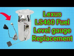 How to Lexus LS460 Fuel Level Sending Unit Replacement