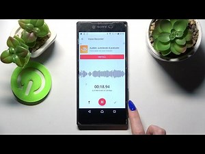 How to Record Sounds on Sony Xperia Z5 Premium Sound Recorder App