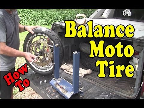 How to Balance a Motorcycle Tire
