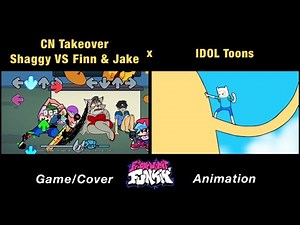 Corrupted Jake and Finn vs Shaggy, BF and Pibby | Come Learn With Pibby x FNF Animation x GAME