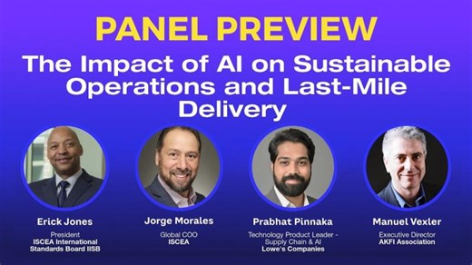 Panel Preview - AI in Sustainable Last MIle Delivery - Manifest 2026 | ISCEA - International Supply Chain Education Alliance