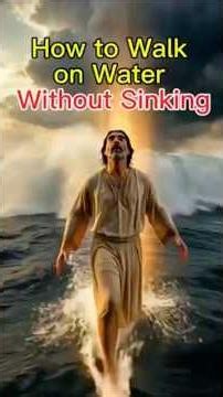 How to Walk on Water Without Sinking. #faith #christianshorts #bibletruth #God #biblestudy
