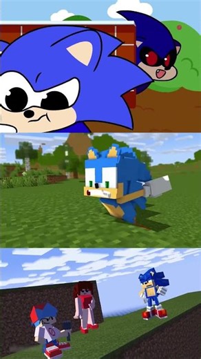 Friday Night Funkin' Oh Uhm - Sonic for hire Anime vs Minecraft mod - #sonic #minecraft #fnf