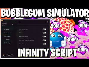 *BEST* Bubble Gum Simulator Infinity SCRIPT/HACK (NO KEY Mobile, PC Auto Farm, Auto Bubble, Dupe)