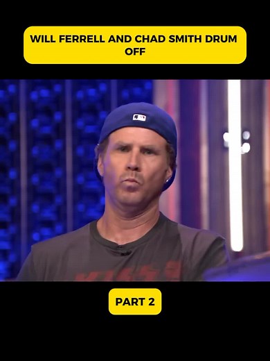 WILL FERRELL AND CHAD SMITH DRUM OFF