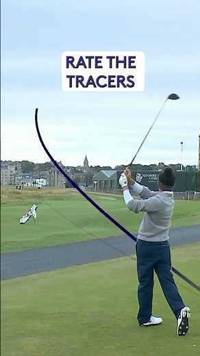 Tracers at the Old Course Road Hole 😍