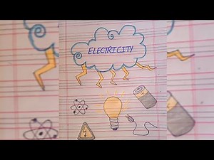 Electricity ⚡💡 title page / page boarder #pageborder #titlepage