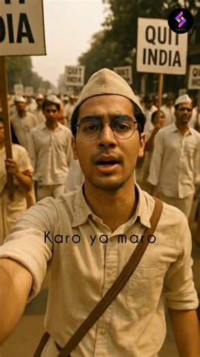 Seekho App on Instagram: "🇮🇳🔥 Quit India Movement — Bharat ki Azaadi ka Turning Point! 1942 me Gandhi ji ka nara “Do or Die” poore desh me aag ki tarah phail gaya. Students, workers, farmers — sab British raj ke khilaaf ek saath khade ho gaye. Ye movement ne azaadi ki speed multiply kar di! 💬 Comment karo — Quit India Movement ka sabse powerful moment kya lagta hai? 👇 📲 Download Seekho App — learn something new everyday! #seekho #seekhoapp #seekhoeveryday #seekhodaily #seekhopeseekho #quit