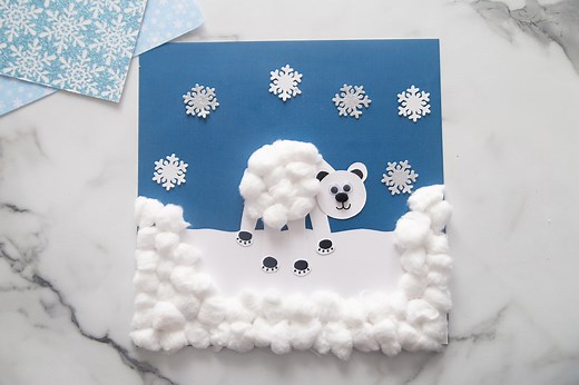 Polar Bear Handprint