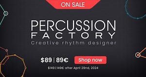 Save 50% on Percussion Factory virtual instrument by UVI