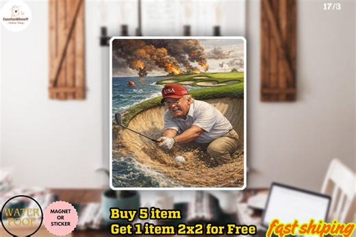 Subtle Anti Trump Sticker/car Magnet, Meme Trump Sticker, Humor Sticker - Etsy