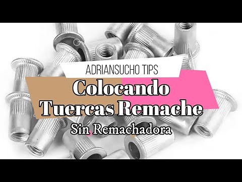 Adriansucho Tips - Setting Rivet Nuts without a Riveter