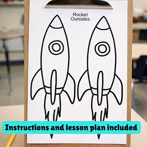 Paper Rocket Straw Launcher | STEM Science Craft & Lesson Plan | Air Pressure Ex