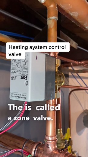 Boiler system control valve for zoned #heating. #plumbing #hvac #learnontiktok #plumber