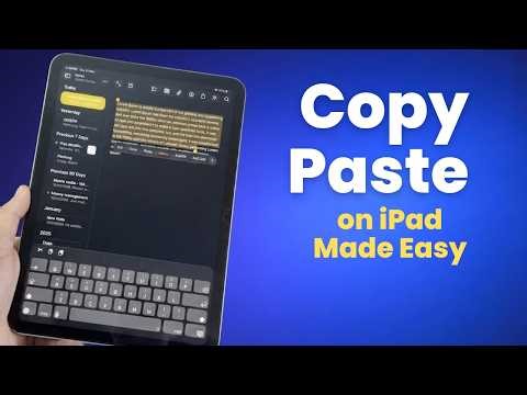 [2026] How to Copy and Paste on iPad (Seniors & Beginners Tutorial)