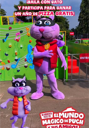 ¡Aprende los pasos de baile de gato y gánate un año de pizza gratis! 🤩🍕 *Recuerda que debes subir tu video y tagearnos . . #pizzahut #elsalvador🇸🇻 #mundomágicodepuch #pizzapuch #puch #pizzagratis #pizza #gratis
