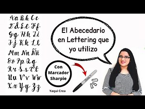 ¿Cómo hacer Lettering con Marcador Sharpie?