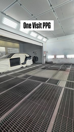 Aplicação da tinta base água Envirobase PPG com o novo sistema mão única One Visit. #pinturaautomotiva #ppgrefinish #ppgrefinishbrasil #carrozzeria #autopaint #funilaria #repinturaautomotiva | Athila Veronez