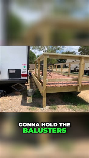 DIY Deck Railing: Finishing Touches for Your Dream Deck #shorts