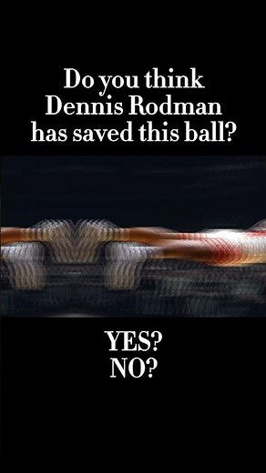 Dennis Rodman's Iconic Dive — The Definition of Hustle 🔥