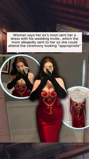 The Audacity! My Ex’s Mom Sent Me a Dress for HIS Wedding Invite #shorts