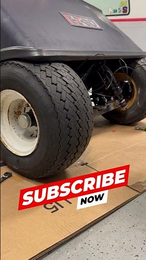 Air Ride Test #1 #ezgogolfcart #golfcart #ezgo #vintage #airride #diy #medalist #rebuild #monroe