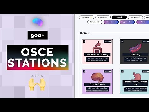 OSCE Stations | 1000+ Cases | Create Your Own | Group Practise | UKMLA | CPSA | PLAB 2