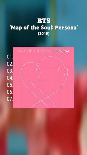 Ranking BTS's album MAP OF THE SOUL: PERSONA #kpop #bts #persona #boywithluv #arirang