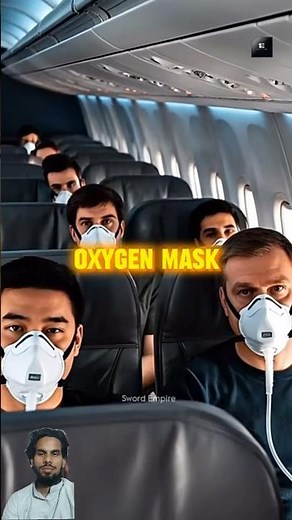 Secret of oxygen mask in aeroplane