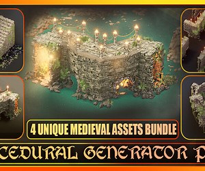 ArtStation - Blender - Medieval Procedural Generators Pack | Resources